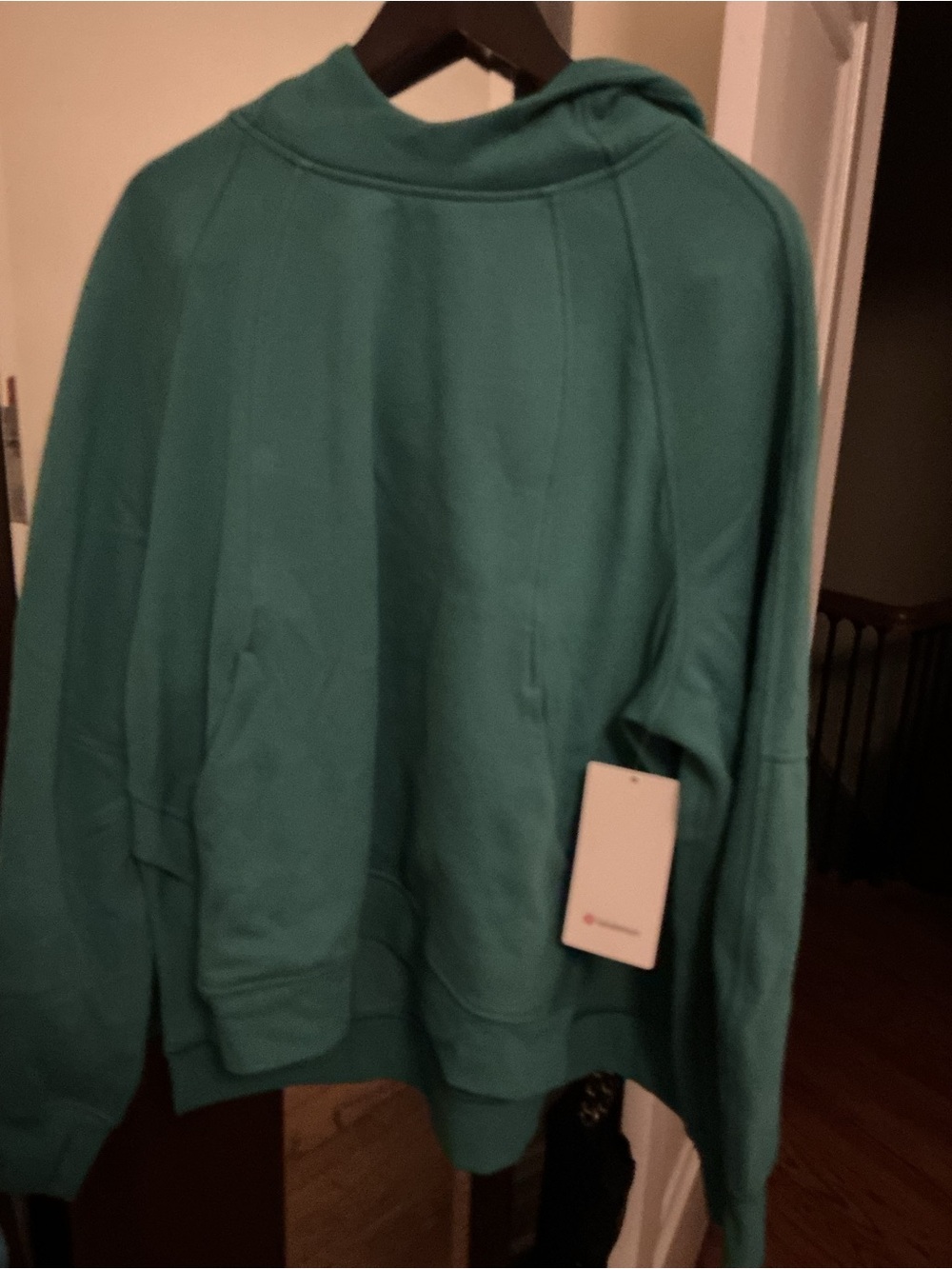 lululemon athletica Teal Sweatshirt with hood